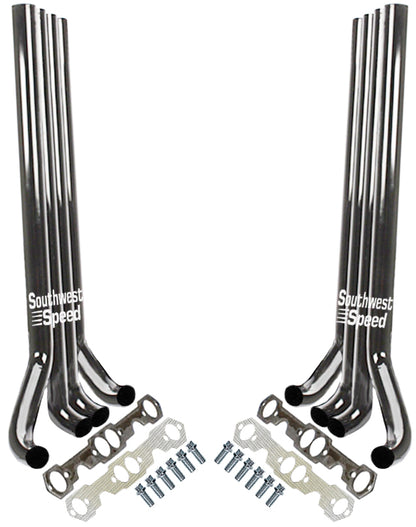 HEADER KIT,SBC,1 5/8",DEMO DERBY ZOOMIE,TRACTOR PULL,INLINE