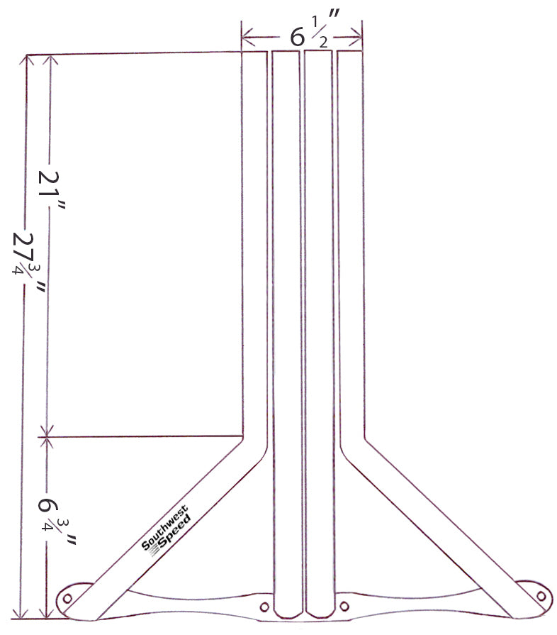 HEADER KIT,SBC,1 5/8",DEMO DERBY ZOOMIE,TRACTOR PULL,INLINE