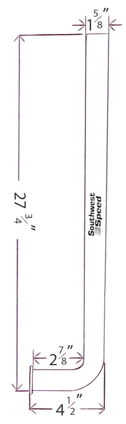 HEADER KIT,SBC,1 5/8",DEMO DERBY ZOOMIE,TRACTOR PULL,INLINE