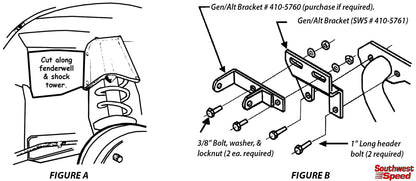 HEADER,SBC,1 3/4",62-67 CHEVY II,NOVA,FENDERWELL,3",POLISHED STAINLESS STEEL