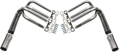 HEADER KIT,SBC,1 5/8",SPRINT ROADSTER STYLE,3" COLLECTORS