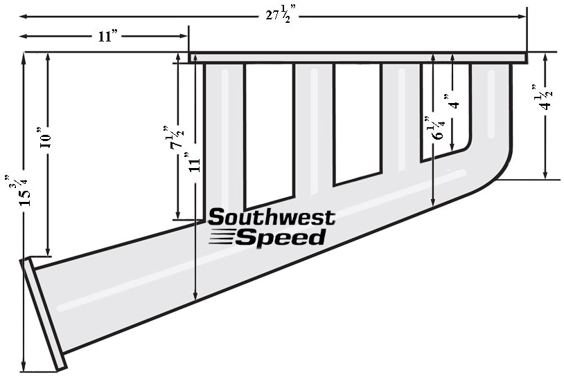 HEADER,BBC,1 7/8",LAKE STYLE,2 1/2",4" COLLECTORS,CERAMIC HOT COATED