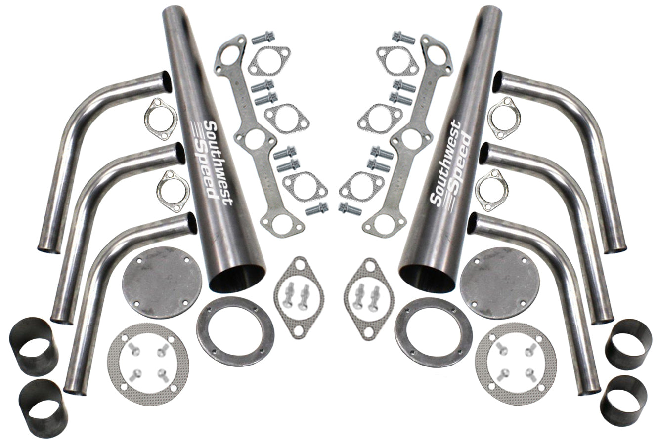 HEADER KIT,FLATHEAD FORD,1 5/8",LAKE STYLE,2 1/2",3 1/2" COLLECTORS