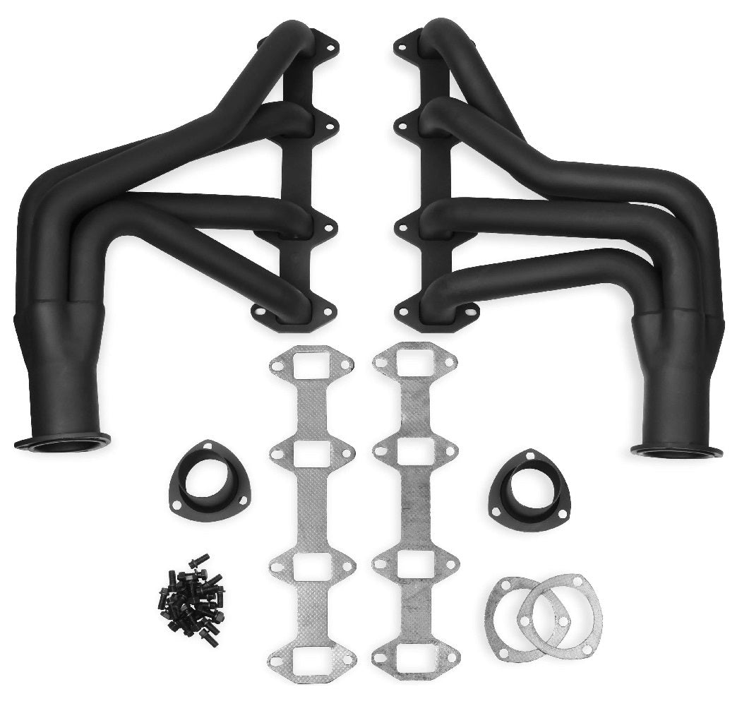 HEADER,FORD 352>428,1 3/4",65-74 F100/250,2WD,LONG TUBE,3",BLACK