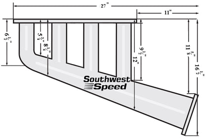HEADER KIT,SBF,1 5/8",LAKE STYLE,2 1/2",3 1/2" COLLECTORS