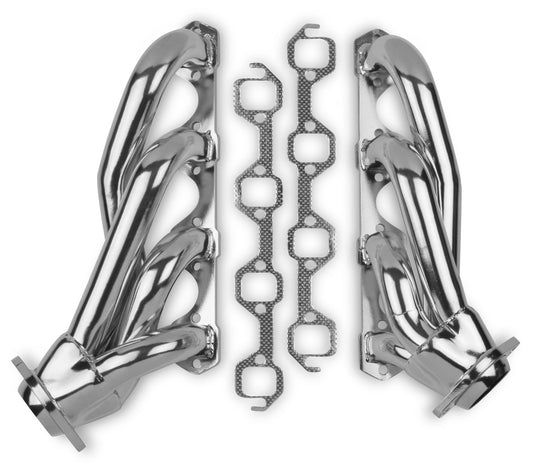 HEADER,SBF,1 5/8",289/5.0L,SHORTY,64-73 MUSTANG,FAIRLANE,ETC,2 1/2",POL STAINLES