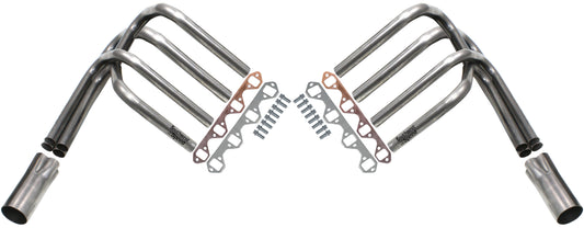 HEADER KIT,SBF,1 5/8",SPRINT ROADSTER STYLE,3" COLLECTORS