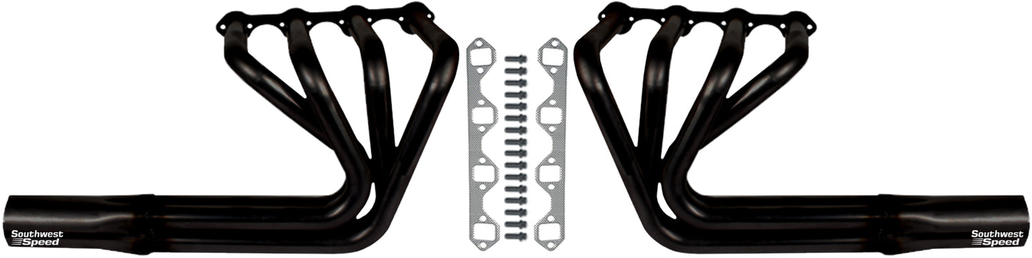 HEADER,SBF,1 5/8",T-BUCKET FENDERLESS SPRINT ROADSTER,3 1/2",BLACK