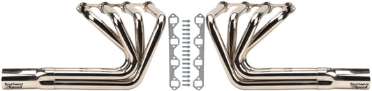 HEADER,SBF,1 5/8",T-BUCKET FENDERLESS SPRINT ROADSTER,3 1/2",CHROME PLATED