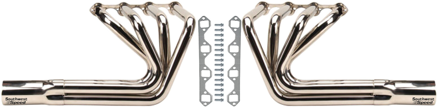 HEADER,SBF,1 5/8",T-BUCKET FENDERLESS SPRINT ROADSTER,3 1/2",CERAMIC HOT COATED