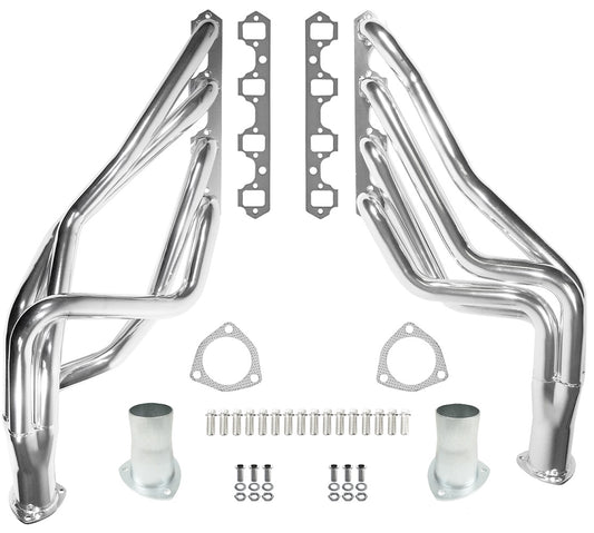 HEADER,SBF,1 5/8",64-73 MUSTANG,FAIRLANE,COUGAR,LONG TUBE,3",CERAMIC HOT COATED