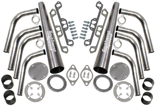 HEADER KIT,SB MOPAR,1 5/8",LAKE STYLE,2 1/2",4" COLLECTORS