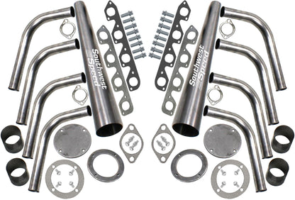 HEADER KIT,FORD 351C 2 BBL,1 7/8",LAKE STYLE,2 1/2",3 1/2" COLLECTORS