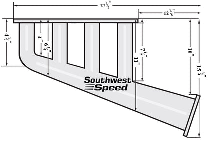 HEADER KIT,FORD 351C 2 BBL,1 7/8",LAKE STYLE,2 1/2",3 1/2" COLLECTORS