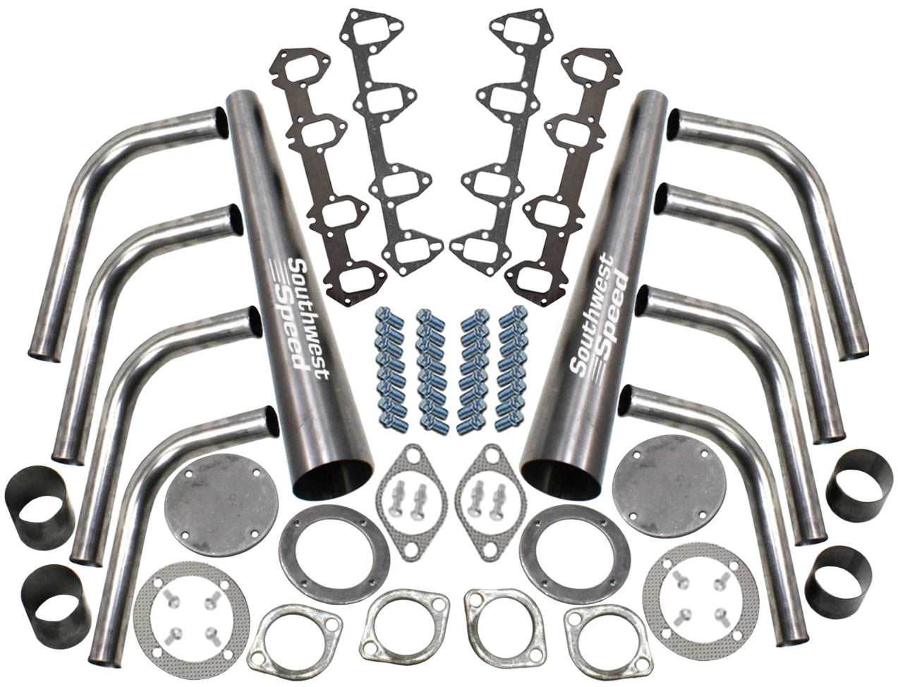 HEADER KIT,FORD FE,1 7/8",LAKE STYLE,2 1/2",4" COLLECTORS