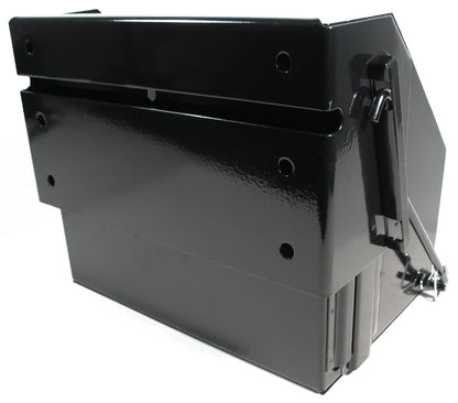 BATTERY BOX,DROP OUT,SS,BLACK