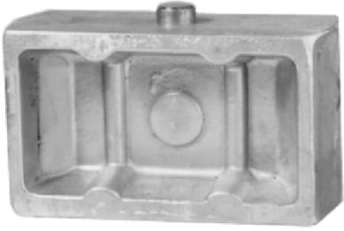 LOWERING BLOCK,ALUM,2 1/2"