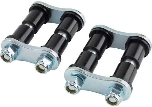 SHACKLE KIT,FRONT,32 FORD,ZINC,PAIR,1 3/4" CENTERS