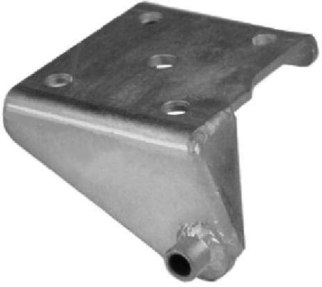 SPRING PLATE,SHOCK,STEEL,2 1/2 DROP,LEFT
