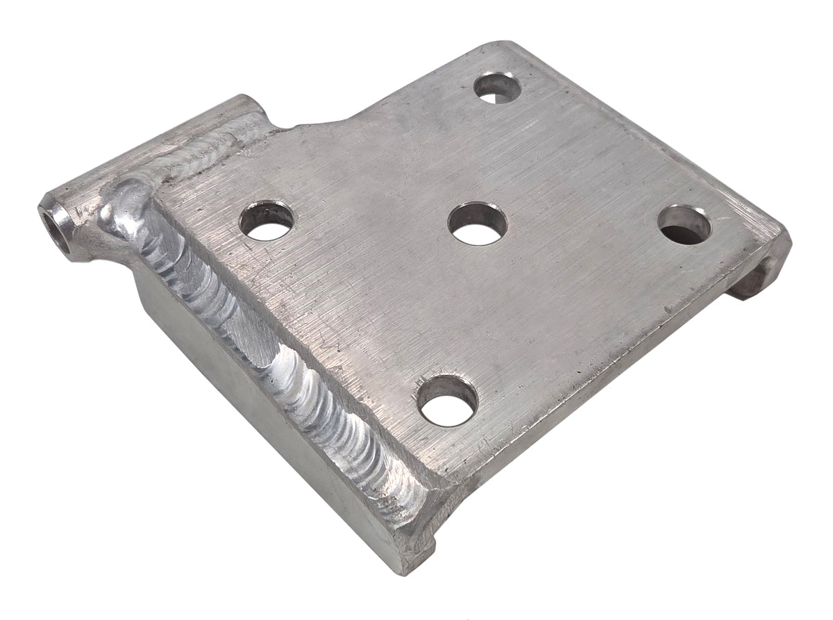 SPRING PLATE,SHOCK,ALUM,1/2" DROP,RIGHT