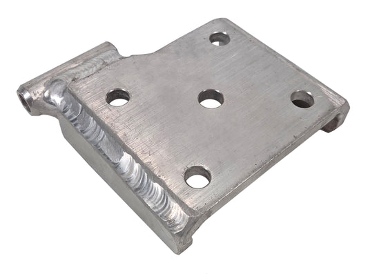 SPRING PLATE,SHOCK,ALUM,1/2" DROP,RIGHT