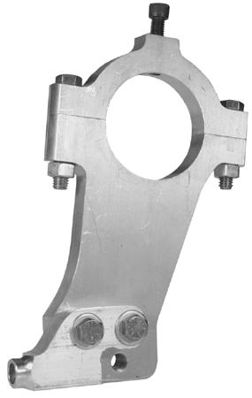CLAMP BRACKET,SHOCK,ALUMINUM,4"-7" DROP