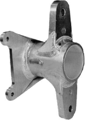 FLOATER,4-BAR,5",GM METRIC,ALUMINUM