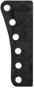 RADIUS ROD BRACKET,3/4 BORE,6 HOLE,3/16"