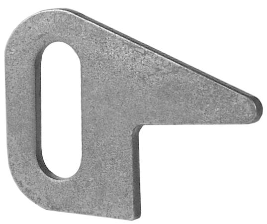 SLOTTED RADIUS ROD BRACKET,3/4",    1/4"