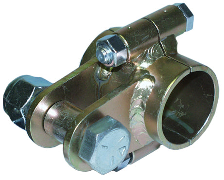 FRAME MOUNT,CLAMP-1 1/2 ROUND,STEEL,HOR.