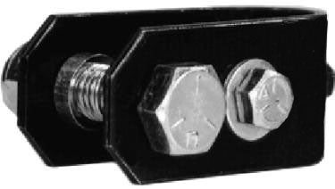 FRAME MOUNT,CLAMP-1 1/2 ROUND,STEEL,3/4