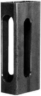 FRAME MOUNT,WELD,1/8 STEEL,3/4 SLOTTED