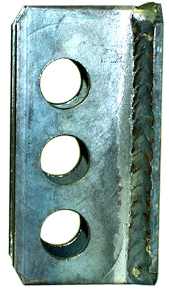 FRAME MOUNT,WELD,STEEL,3 POS X 5/8 BORE