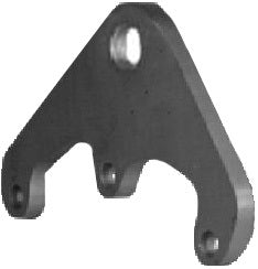 3RD LINK BRACKET,STEEL,QUICK CHANGE,SHORT,1 POS.