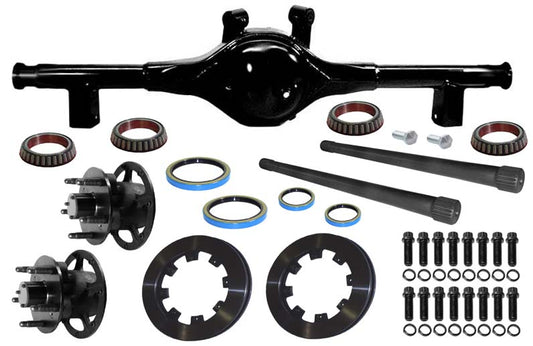 5X5 REAR,W/METRIC MOUNTS,CAST STEEL HUB