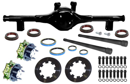 5X5 REAR,W/METRIC MOUNT,BILLET STEEL HUB