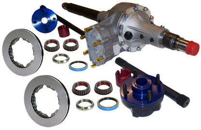 QUICK CHANGE REAR END ASSEMBLY,STEEL TUBE,ALUMINUM,7",DWARF,3:78