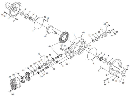 QUICK CHANGE REAR END ASSEMBLY,STEEL TUBE,ALUMINUM,7",DWARF,3:78