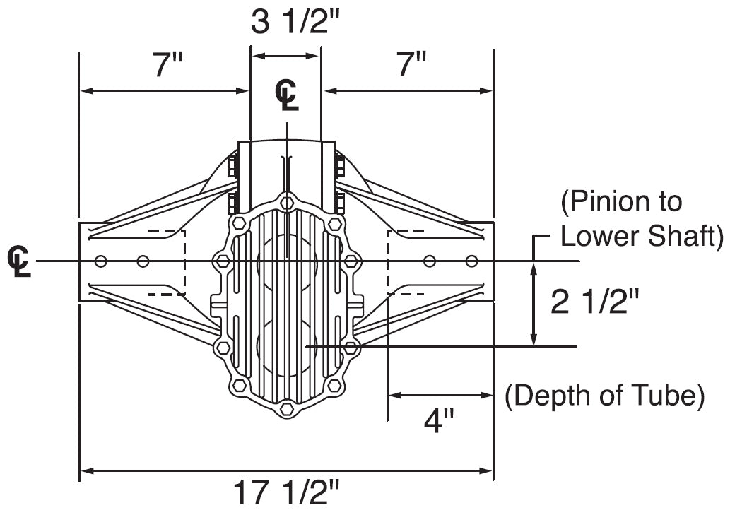 QUICK CHANGE REAR END ASSEMBLY,STEEL TUBE,ALUM,7" TOYOTA,3.78