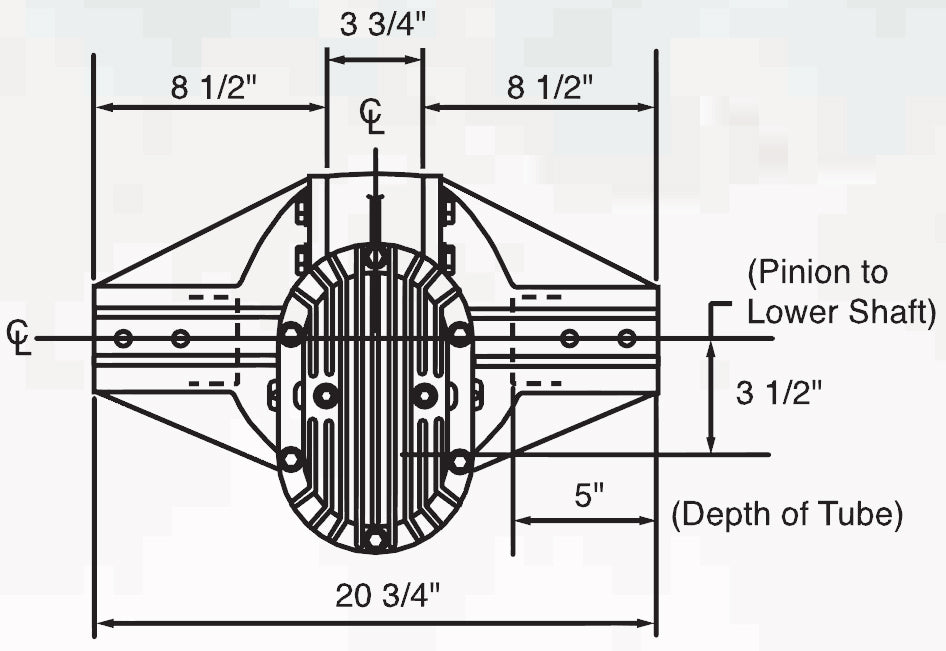 QUICK CHANGE REAR END ASSEMBLY,STREET ROD,10" CHAMP,60",HD.