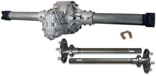 QUICK CHANGE REAR END ASSEMBLY,STREET ROD,8.38 V-8,56",W/AXLES