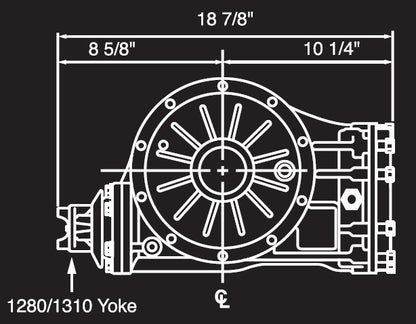QUICK CHANGE REAR END ASSEMBLY,STREET ROD,8.38 V-8,56",POLISH