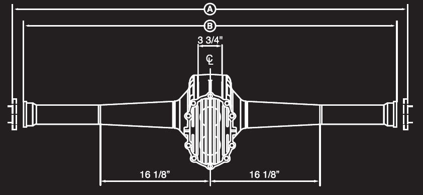 QUICK CHANGE REAR END ASSEMBLY,STREET ROD,STB,10"CHAMP,56",POLISH