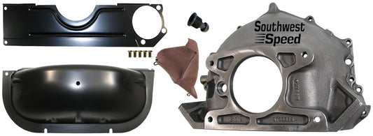 BELLHOUSING KIT,2 COVERS,BALL,BOOT,CHEVY