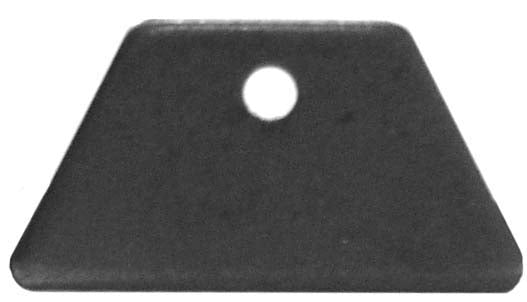 WELD TAB,1/8" THICK,1/4" HOLE,5/8"T