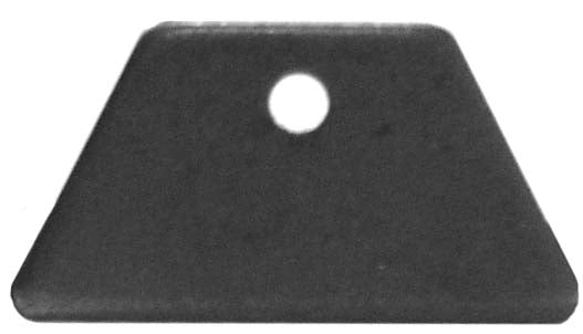 WELD TAB,.085" THICK,1/4" HOLE,7/8"T