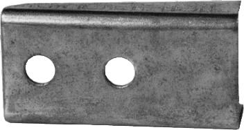 WELD TAB,1" CHANNEL,2 1/2 LONG,3/8 HOLES