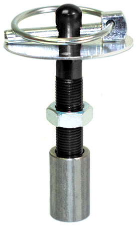 HOOD PIN KIT,W/THREADED BOSS,BLACK,BULK
