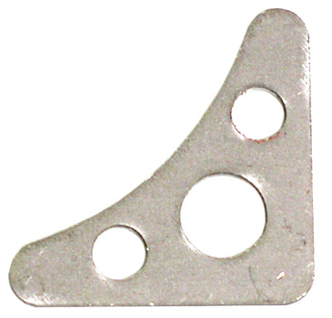GUSSET,2" X 2",LIGHTENED W/HOLES,PACK OF 25,1/8"