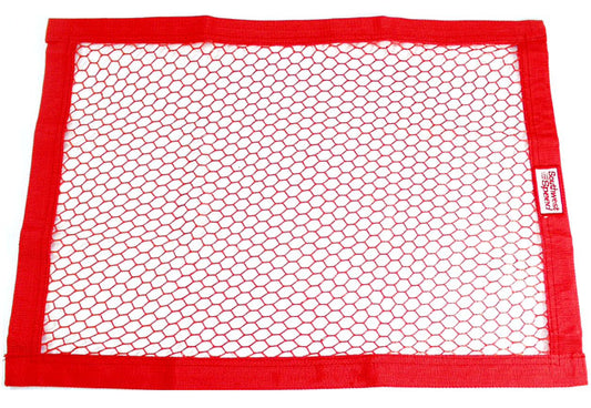 WINDOW NET,MESH TYPE,18 X 22,RED
